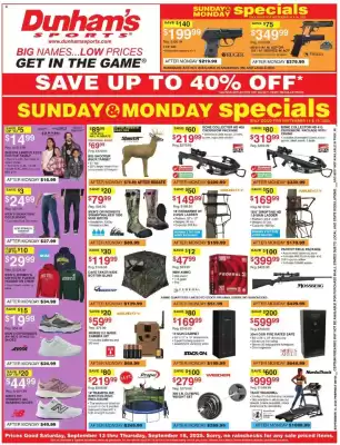 Dunham's Sports weekly ad (valid until 18-09)