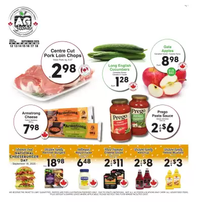AG Foods flyer (valid until 18-09)