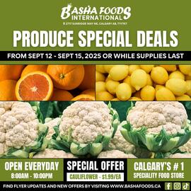 Basha Foods flyer week 37 Page 1