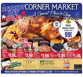 Corner Market weekly ad week 37 Page 1