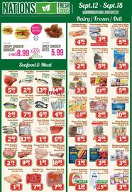 Nations Fresh Foods flyer week 37 Page 1