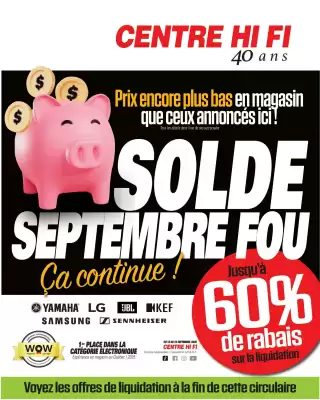Centre Hi-Fi flyer (valid until 18-09)