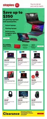 Staples flyer