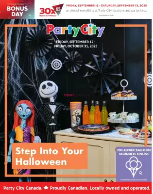 Party City flyer