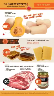 The Sweet Potato flyer (valid until 18-09)