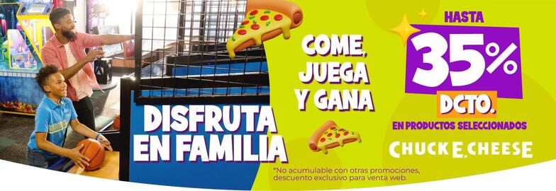 Catálogo Chuck E. Cheese´s Página 1