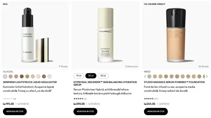 Catalog MAC Cosmetics (valid până la 23-09)