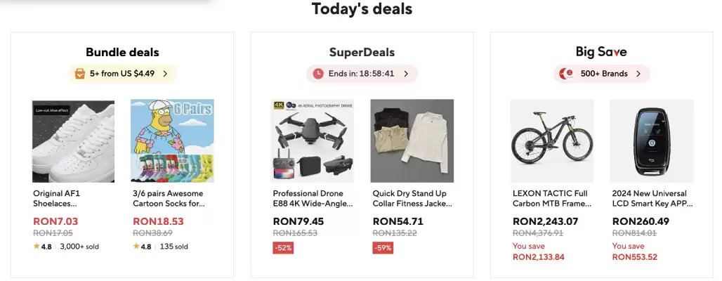 Catalog AliExpress (valid până la 22-09)