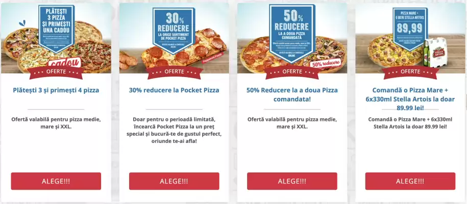Catalog Domino's Pizza (valid până la 15-09)