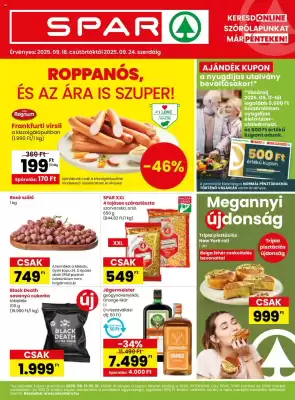 Spar akciós újság