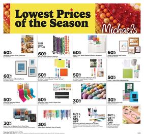 Michaels flyer week 37 Page 1