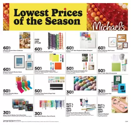 Michaels flyer