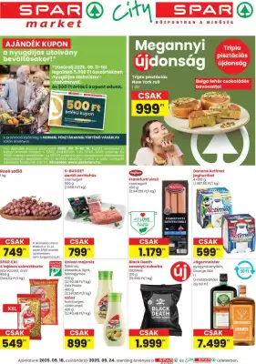 Spar akciós újság (érvényes eddig: 24-09)