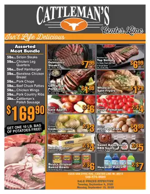 Cattleman's weekly ad (valid until 15-09)