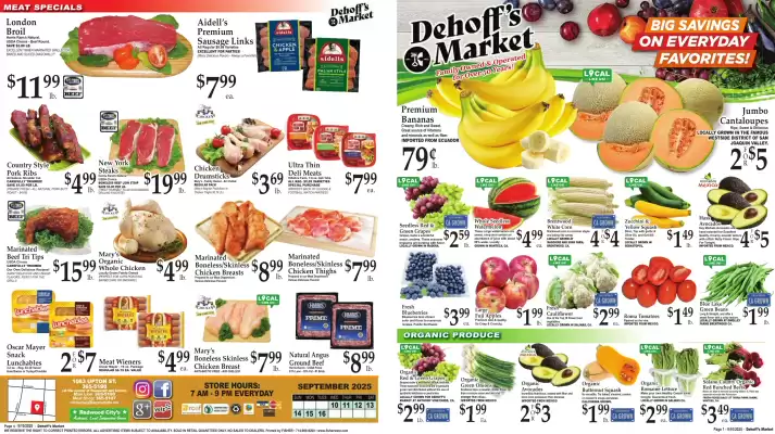 Dehoff's Key Markets weekly ad (valid until 16-09)