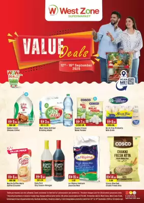 West Zone Supermarket catalogue (valid until 18-09)