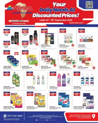 Africa Cash and Carry catalogue (valid until 18-09)