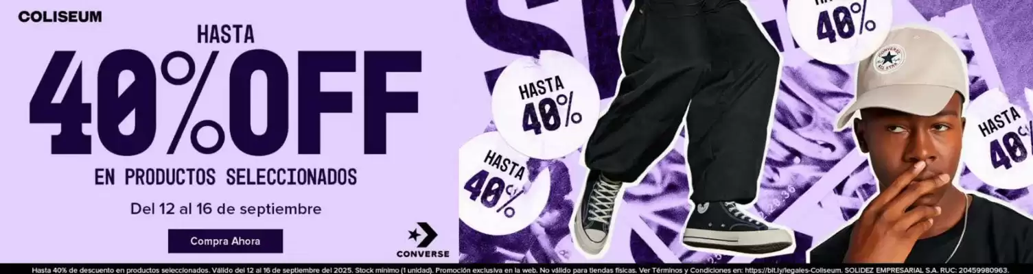 Catálogo Converse (válido hasta 16-09)