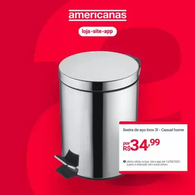 Encarte Lojas Americanas (válido até 17-09)