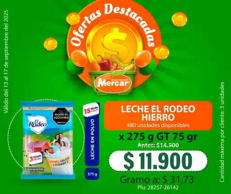 Catálogo Mercar (válido hasta 17-09)