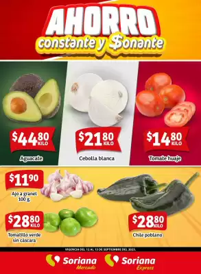 Folleto Soriana Mercado (válido hasta 15-09)