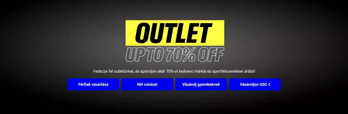 Sports Direct akciós újság (érvényes eddig: 30-09)