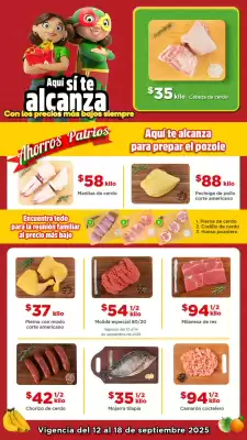 Folleto Bodega Aurrerá (válido hasta 18-09)