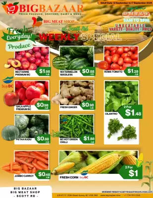 Big Bazaar Canada flyer (valid until 18-09)