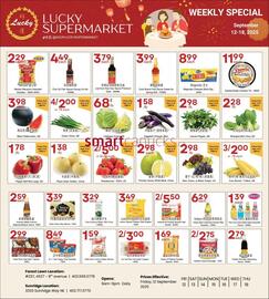 Lucky Supermarket flyer week 37 Page 1