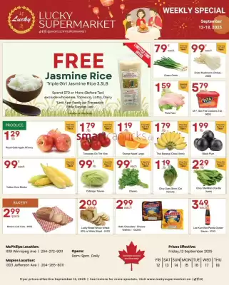 Lucky Supermarket flyer (valid until 18-09)