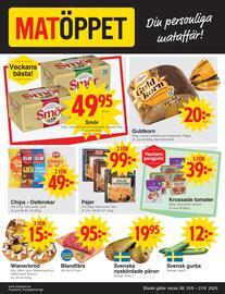 Matöppet reklamblad vecka 38 Sida 1