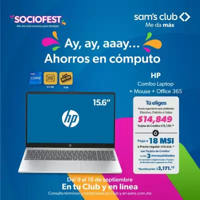 Catálogo Sam's Club (válido hasta 16-09)