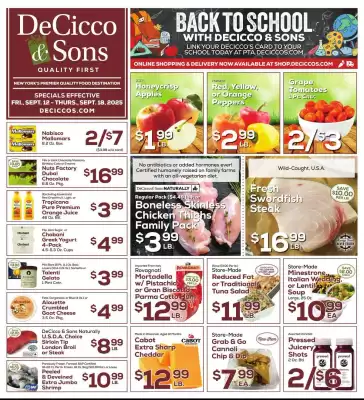 DeCicco & Sons weekly ad (valid until 18-09)