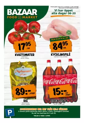 Bazaar Food market reklamblad (giltig till och med 14-09)