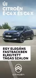 Citroën akciós újság | Ё-C4 X / C4 X Oldal 1