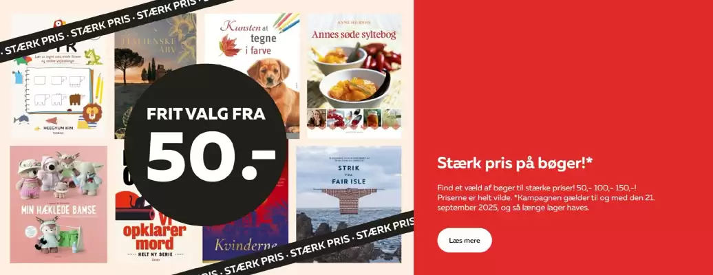 Bog & idé tilbudsavis (gælder indtil 21-09)