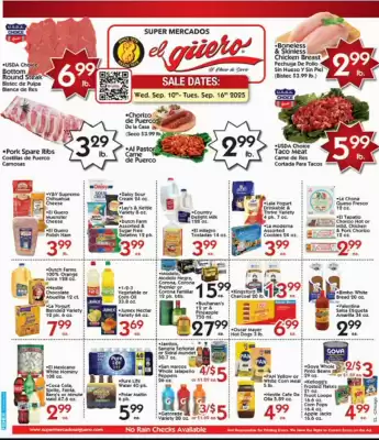 Super Mercados El Guero weekly ad (valid until 16-09)