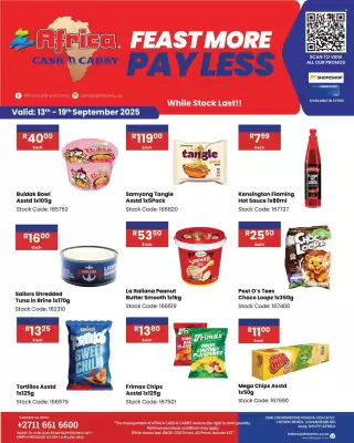 Africa Cash and Carry catalogue (valid until 19-09)