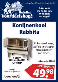 Huisdier Voordeelshop folder Pagina 1
