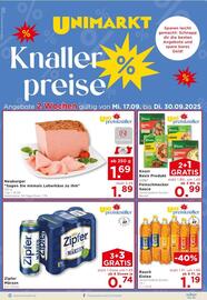 Unimarkt Flugblatt woche 38 Seite 1