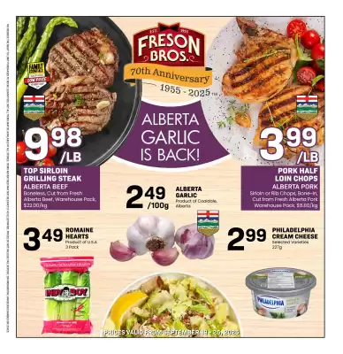 Freson Bros flyer (valid until 25-09)