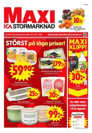 ICA Maxi reklamblad vecka 38 Sida 1