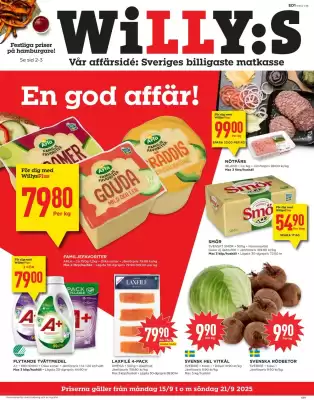 Willys reklamblad (giltig till och med 21-09)