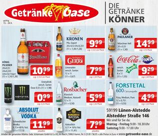 Getränke Oase Prospekt woche 38 Seite 1