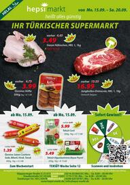Hepsi-Markt Prospekt woche 38 Seite 1