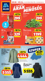 ALDI akciós újság hét 38 Oldal 1
