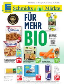 Schmidt's Märkte Prospekt woche 38 Seite 1