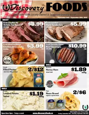 Discovery Foods flyer (valid until 20-09)