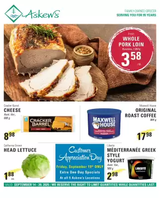 Askews Foods flyer (valid until 20-09)