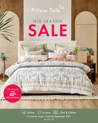 Pillow Talk catalogue (valid until 28-09)
